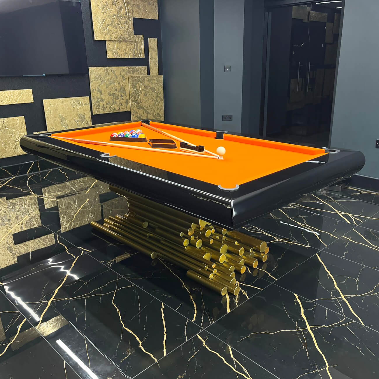 The Caliope Slate Bed Pool Table