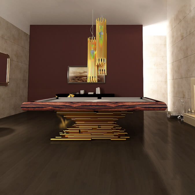 The Caliope Slate Bed Pool Table
