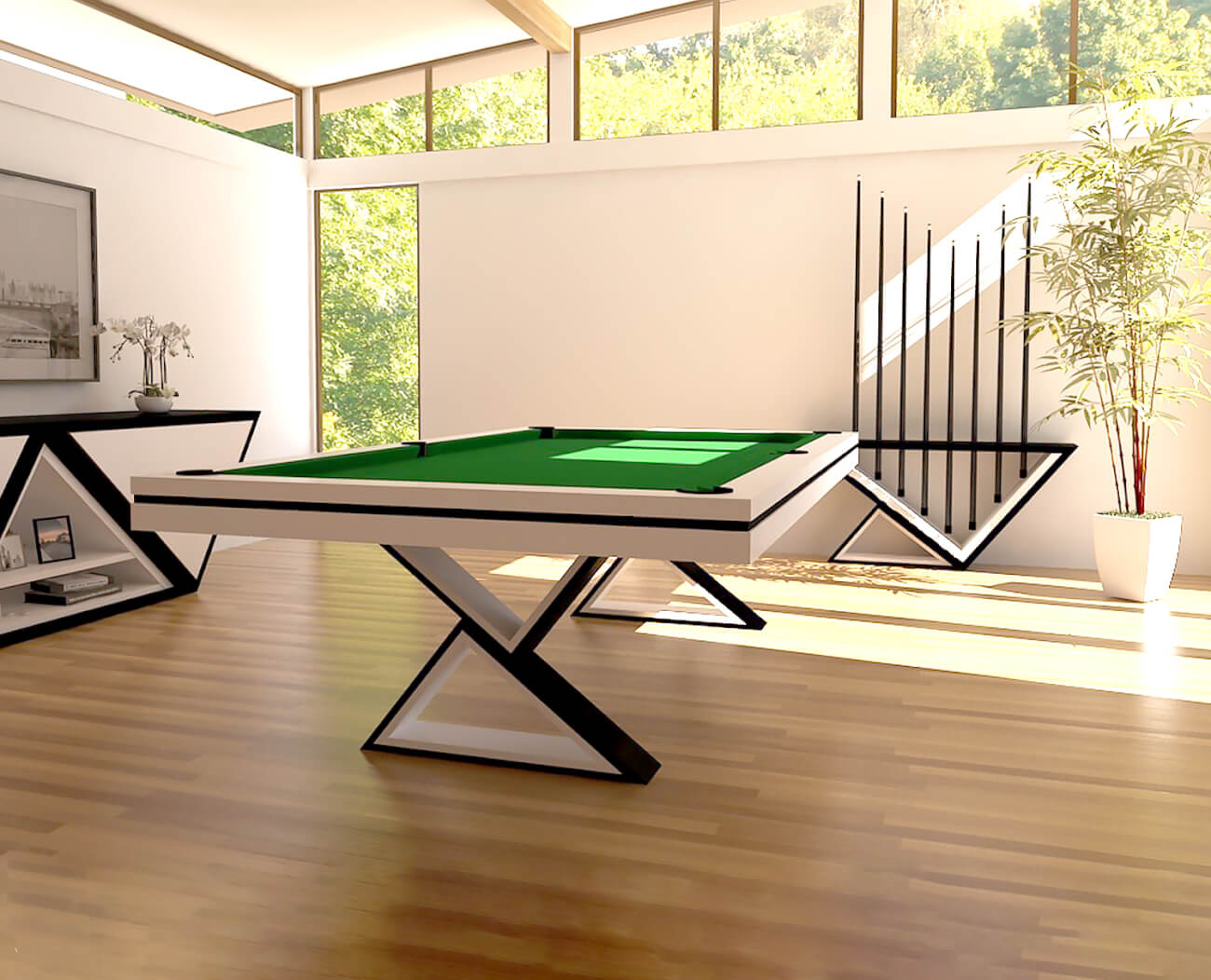 The Vision Slate Bed Pool Table