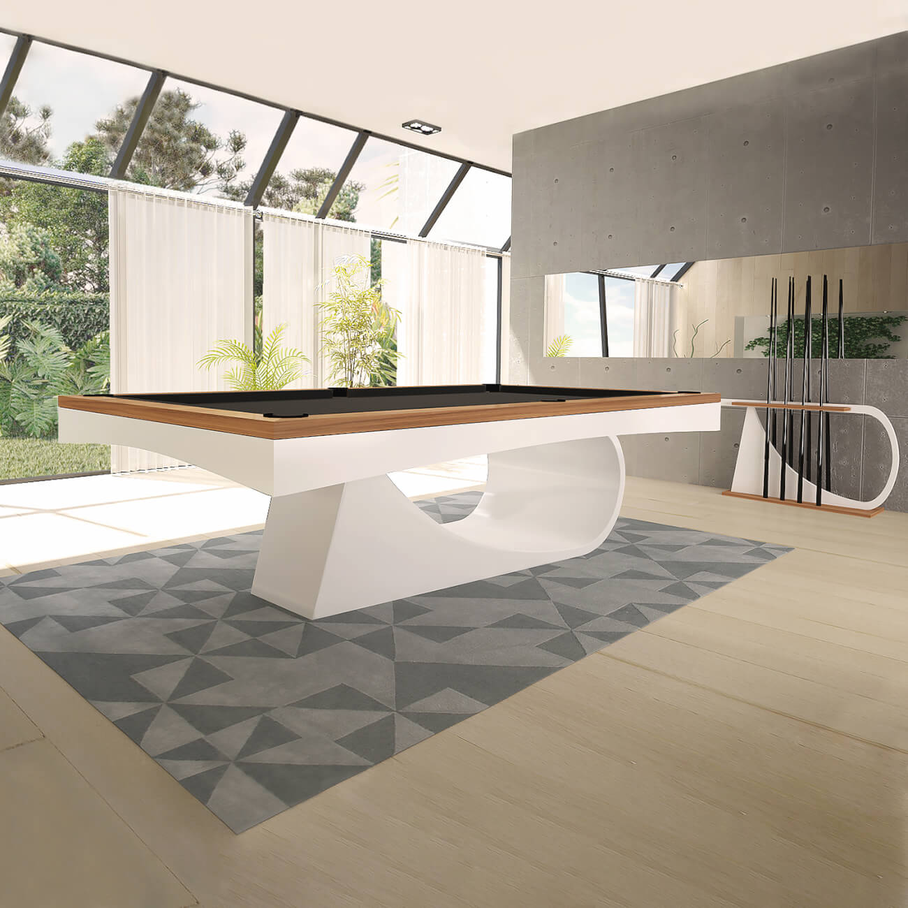 The Stratos Slate Bed Pool Table