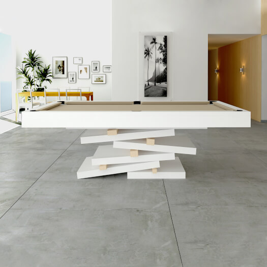 The Tetros Slate Bed Pool Table