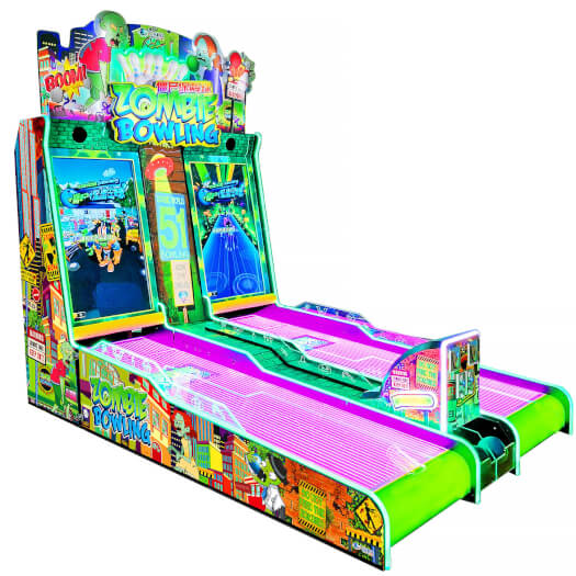 Zombie Bowling Skeeball Arcade Machine
