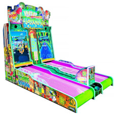 Zombie Bowling Skeeball Arcade Machine