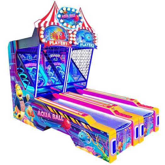 Aqua Ball Skeeball Arcade Machine