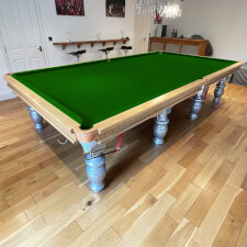 Refurbished 12ft Elite Turned Leg Slate Bed Snooker Table
