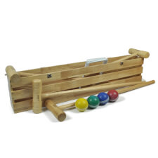 Croquet Pro 4-Mallet Set in Wooden Box