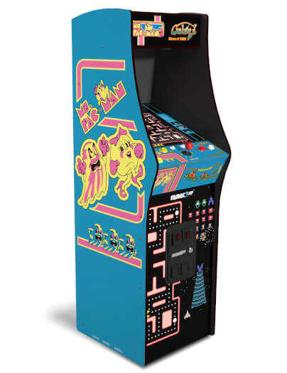 Arcade1Up Ms. PacMan & Galaga Deluxe Arcade Machine