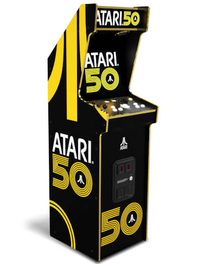 Atari 50th Anniversary Deluxe Multi Game Arcade Machine by Arcade1Up