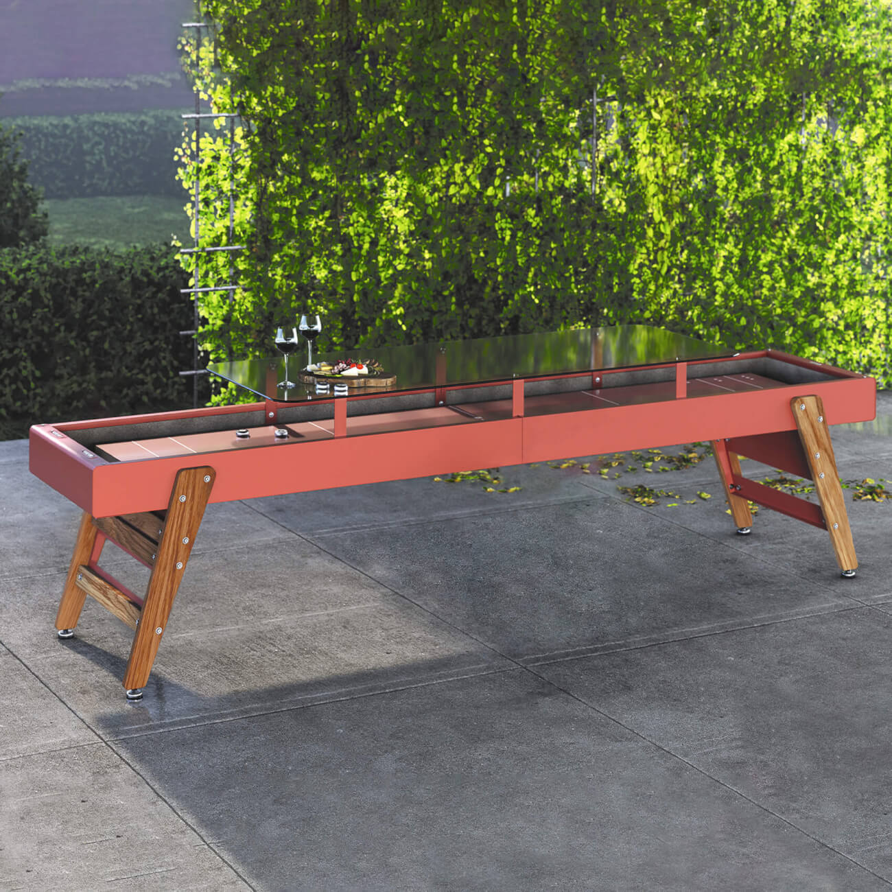 RS Barcelona Track Dining Shuffleboard Table