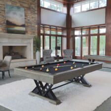 The Vienna 8ft American Slate Bed Pool & Dining Table