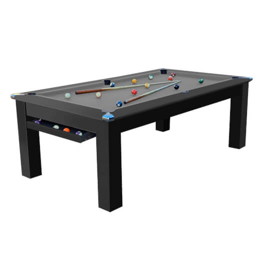 Modern Diner Slate Bed Pool Dining Table 6 ft, 7 ft Liberty Games