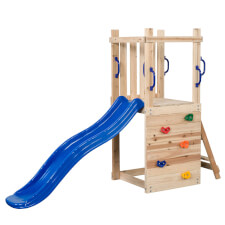 Mari Wooden Climbing Frame Tower with Slide by Swing King