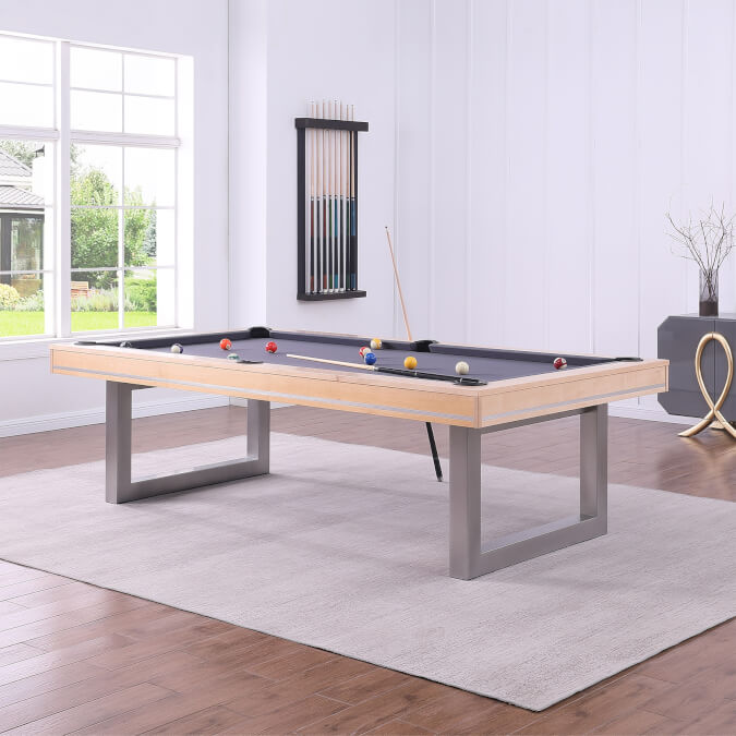 The Pureline Marseille American Slate Bed Pool Dining Table