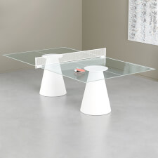 The Dada Indoor Glass Table Tennis Table