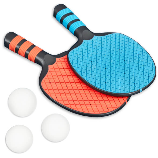 Tekscore Rainbow Outdoor Table Tennis Accessory Pack