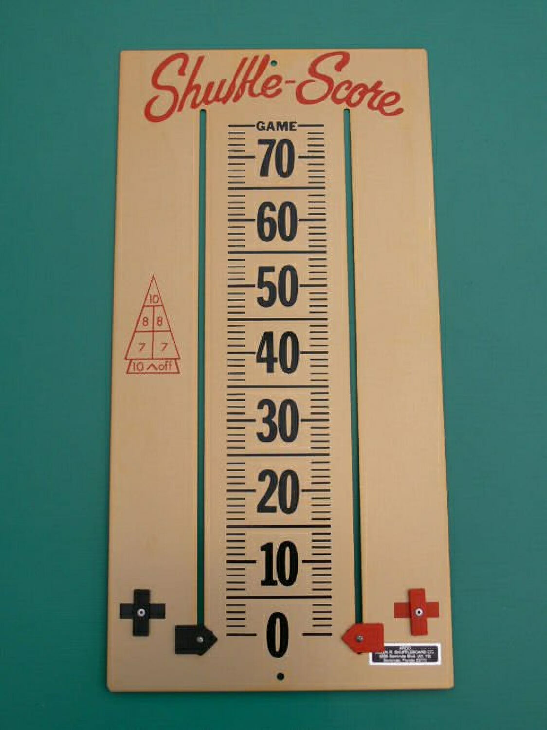 Shuffleboard Scoreboard | Liberty Games