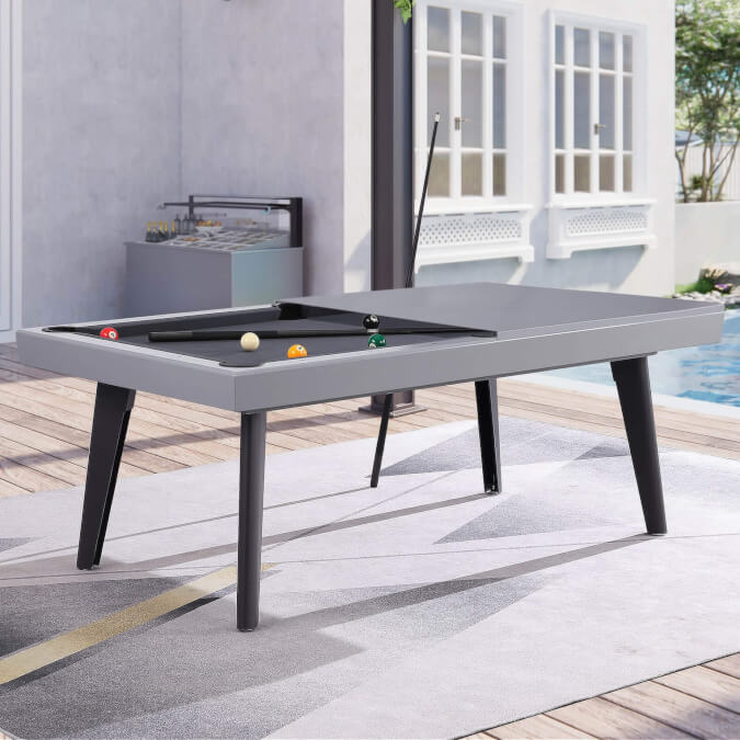 Graded Stock: Pureline California Outdoor/Indoor 7ft Pool Dining Table