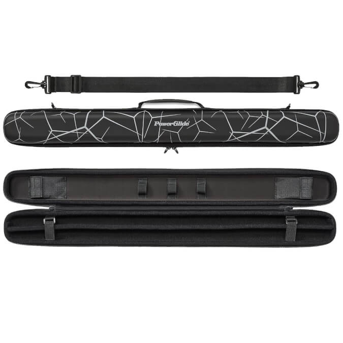 Powerglide Svartur Noir Cue Case for 2-Piece Pool Cue