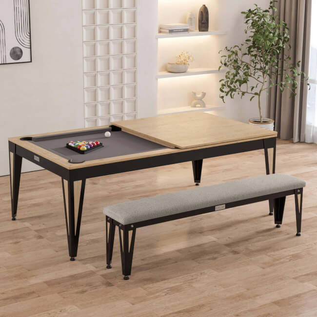 Pureline Blade 7ft Slate Bed Pool Dining Table | Liberty Games