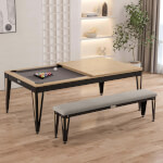 Pureline Blade 7ft Slate Bed Pool Dining Table