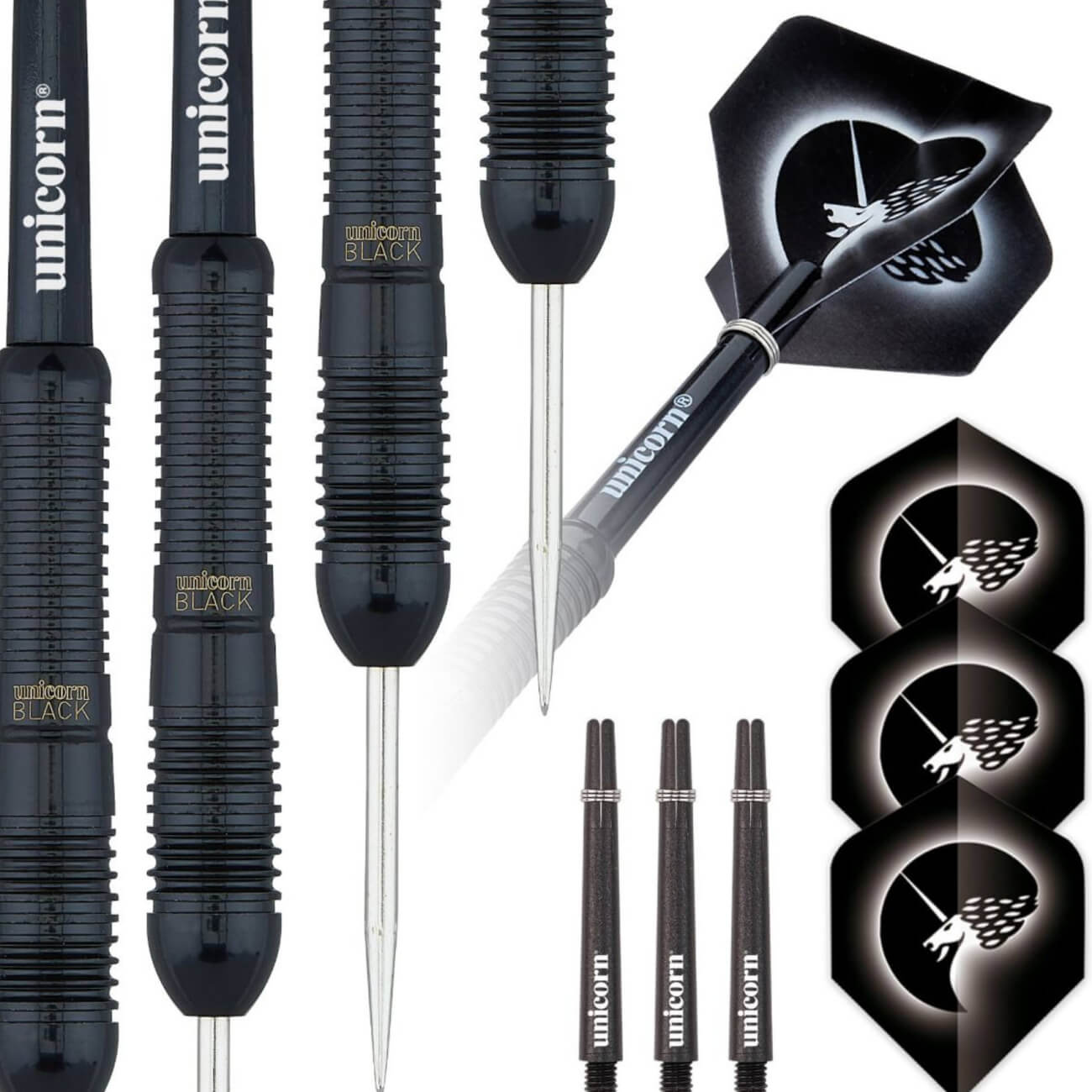 Core Black Brass Steel Tip Darts