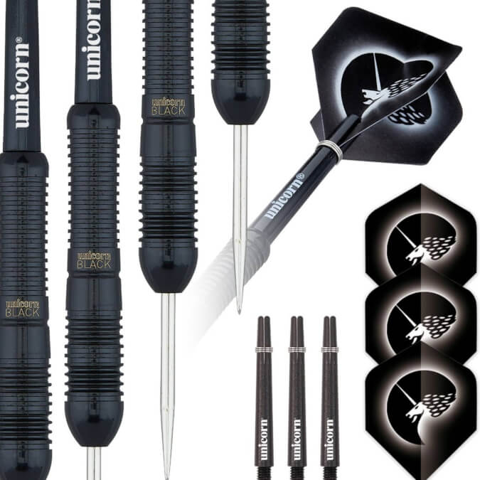 Core Black Brass Steel Tip Darts