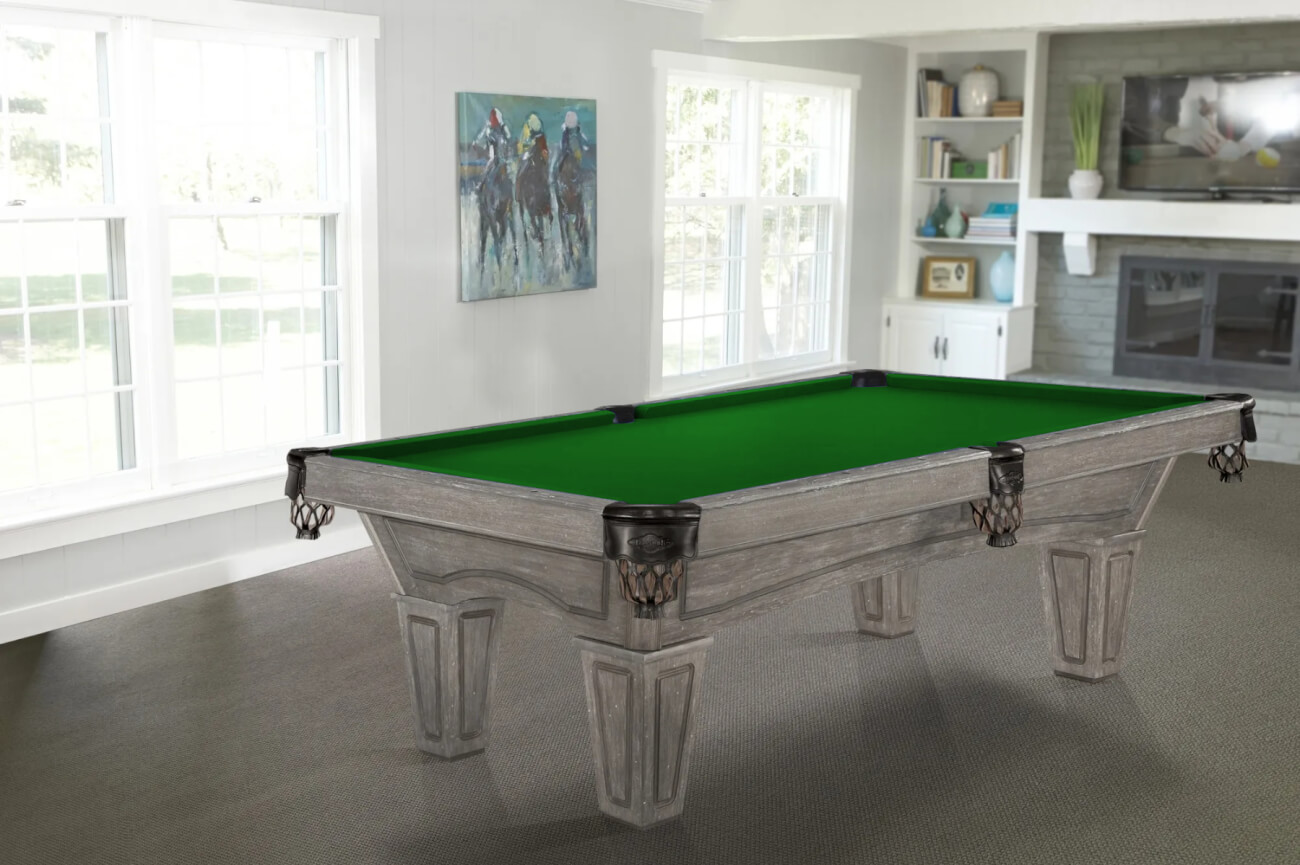 Brunswick Allenton 7ft/8ft Tapered Leg Slate Bed Pool Table