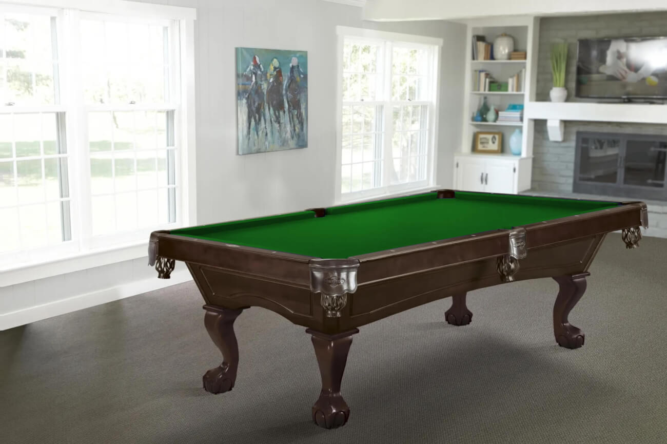 Brunswick Allenton 7ft/8ft Ball & Claw Leg Slate Bed Pool Table