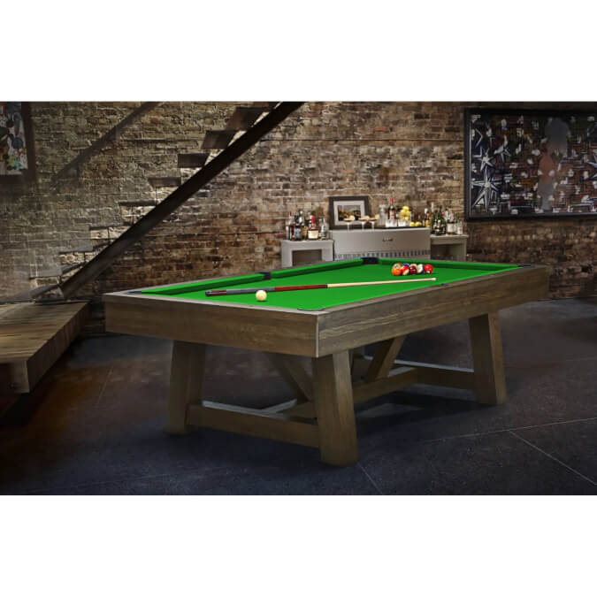 Brunswick Botanic Slate Bed American Pool Table