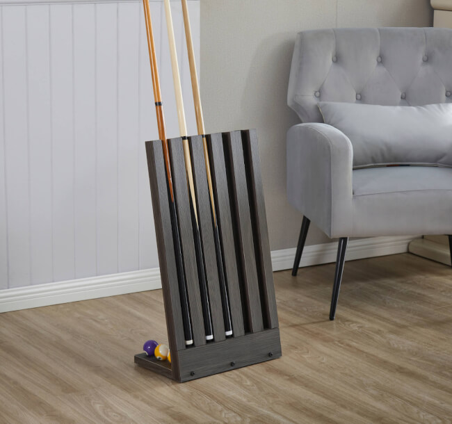 Pureline Launcher Cue Rack for 5 Cues & Ball Set | Liberty Games