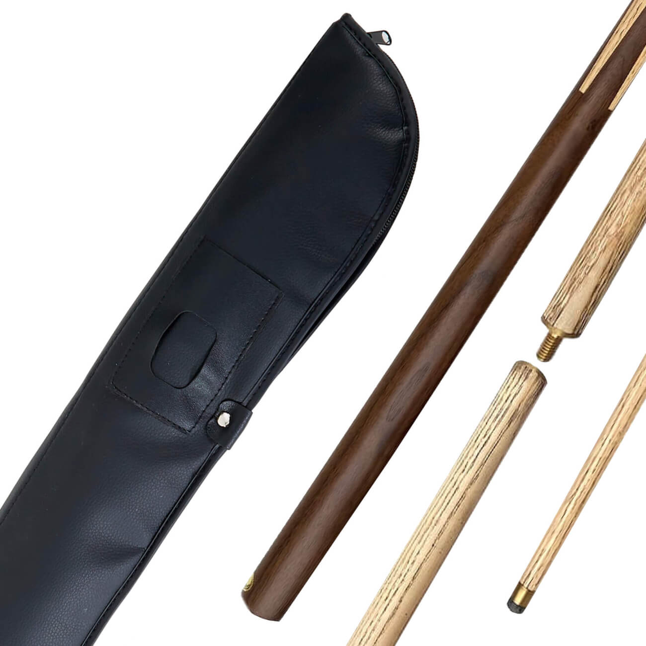 Liberty Ash 57-Inch Two-Piece Cue & Soft Case Set