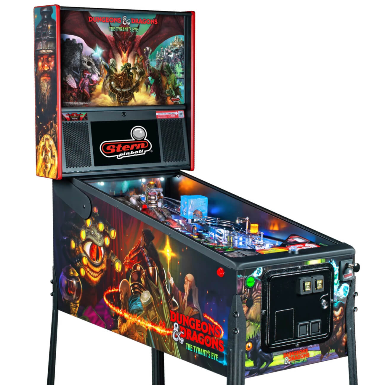 Stern Dungeons & Dragons: The Tyrant's Eye Pro Pinball Machine 