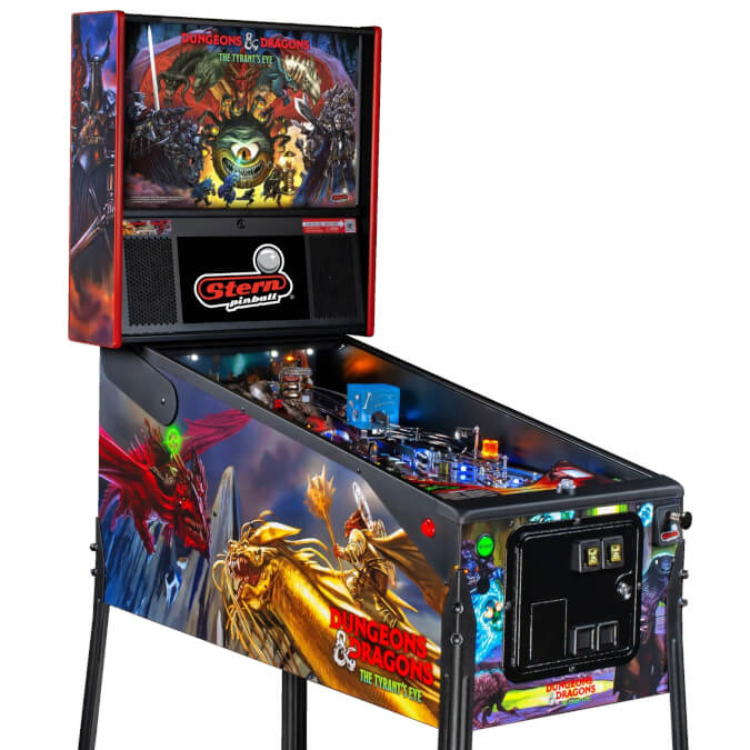 Stern Dungeons & Dragons: The Tyrant's Eye Premium Pinball Machine 