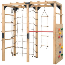 Jack Multi Challenge Wooden Climbing Frame by Swing King
