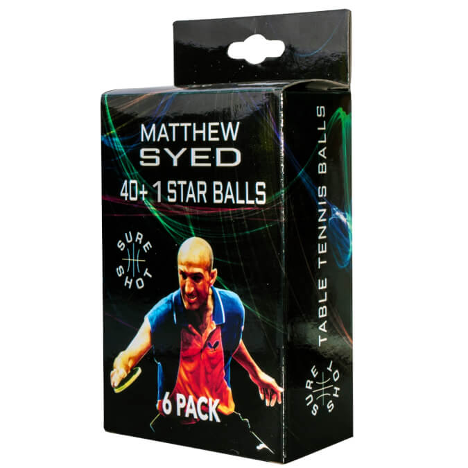 Sure Shot Matthew Syed One-Star Training Balls (Box of 6)