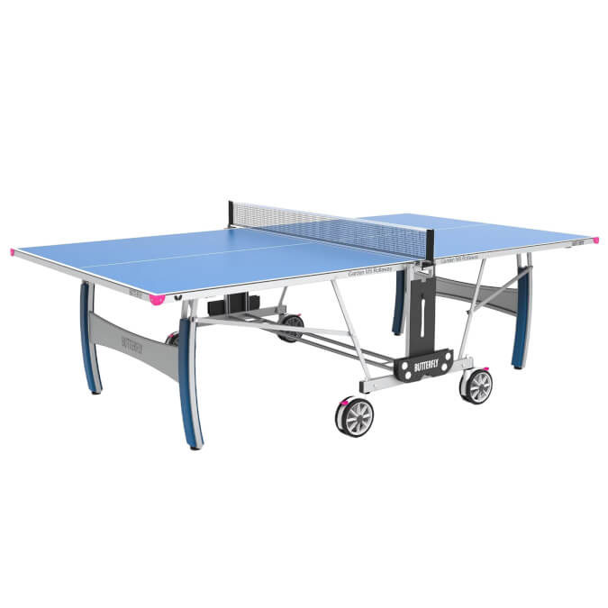 Butterfly Garden M5 Rollaway Outdoor Table Tennis Table