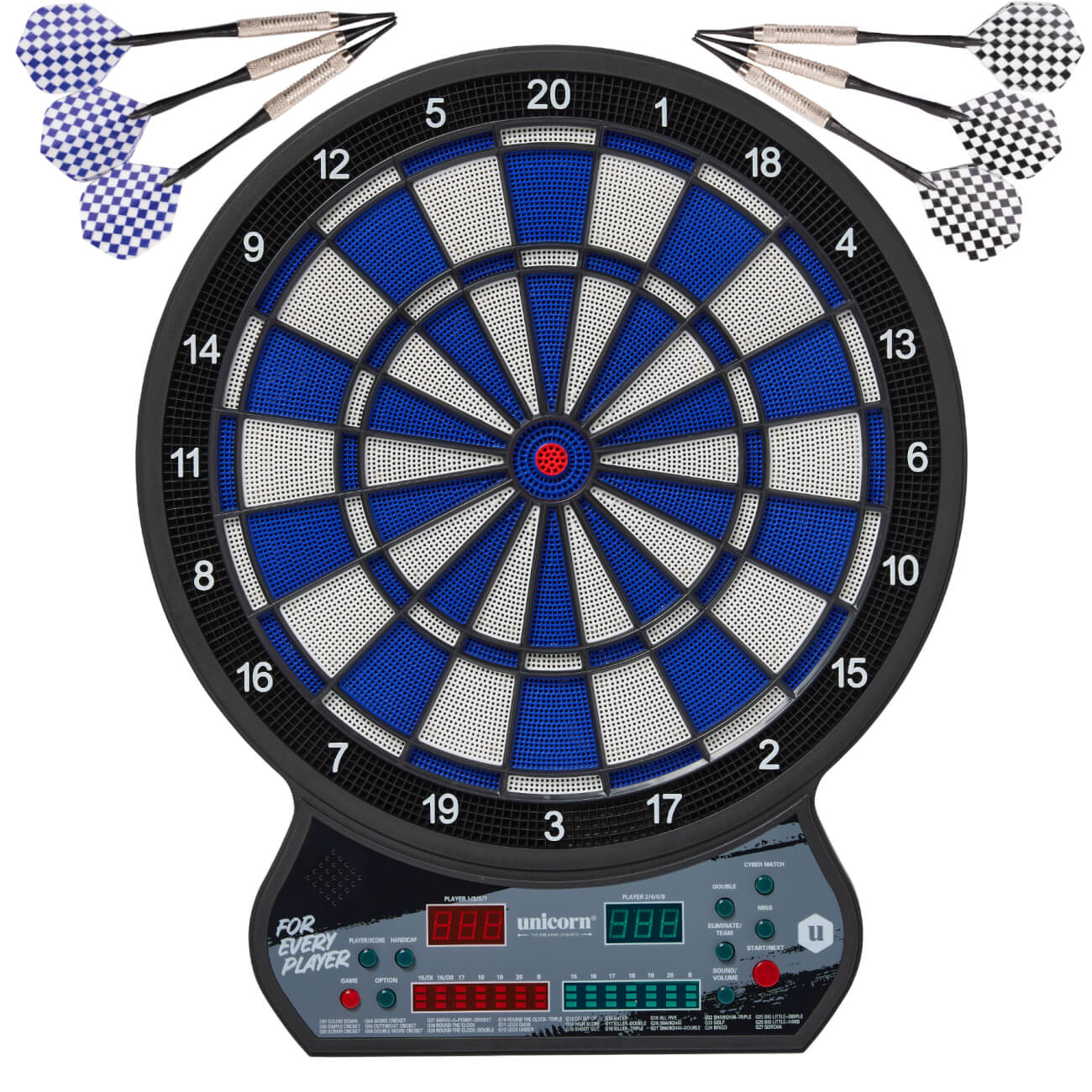 Unicorn LED Soft Tip Electronic Dartboard