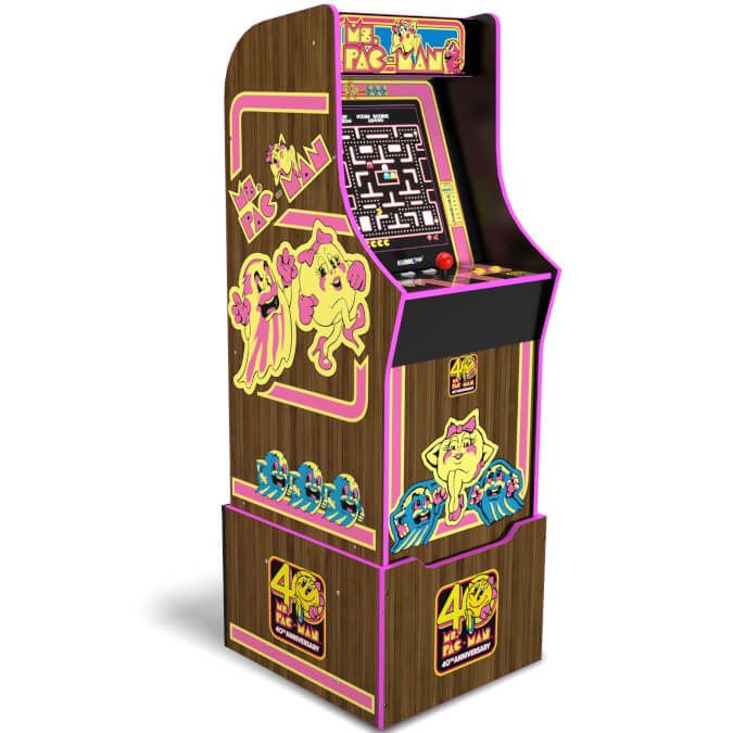 Arcade 1Up Ms. Pac-Man 40th Anniversary Arcade Machine 