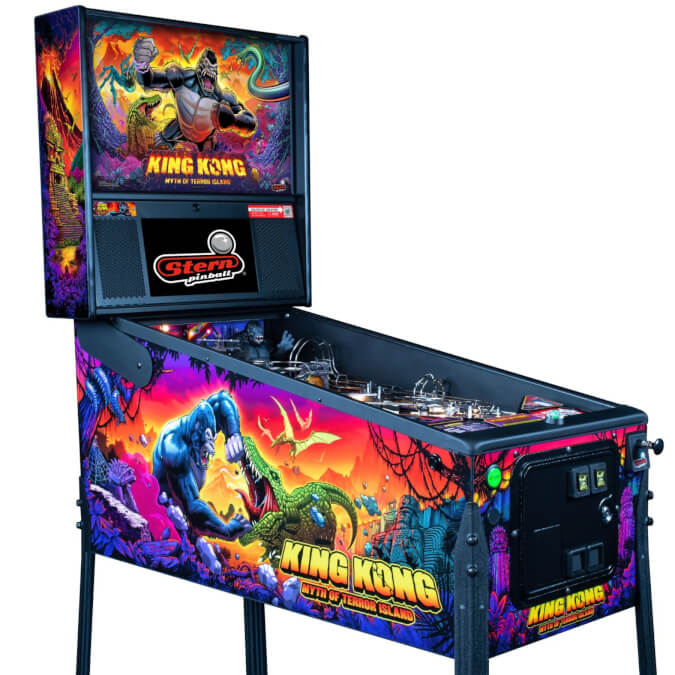 Stern King Kong: Myth of Terror Island Pro Pinball Machine 