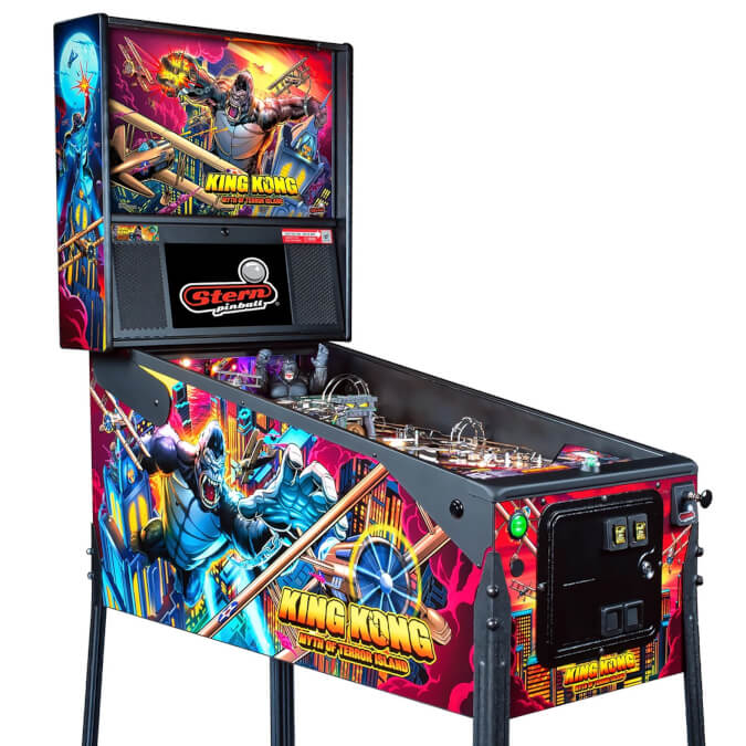 Stern King Kong: Myth of Terror Island Premium Pinball Machine 