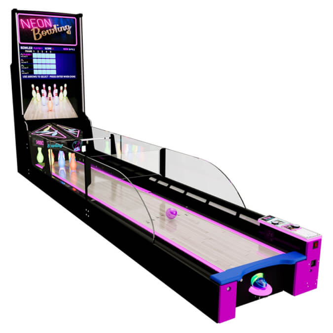 SEGA Neon Bowling Arcade Machine