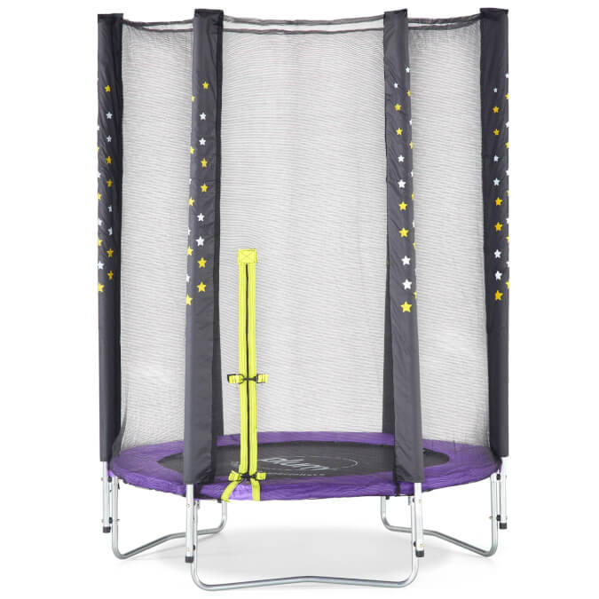 Plum 4ft Junior Stardust Springsafe Trampoline & Enclosure