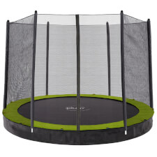 Plum In-Ground Springsafe Trampoline & Enclosure