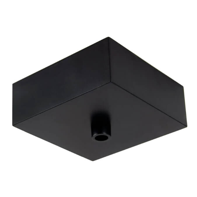 Square Ceiling Rose - Black