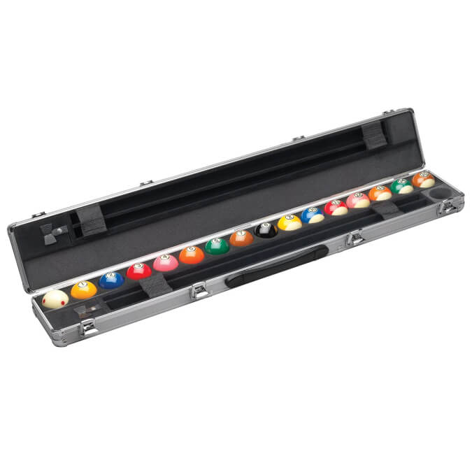 Super Aramith Pro Cup TV, Combo Cue & Pool Ball Carry Case