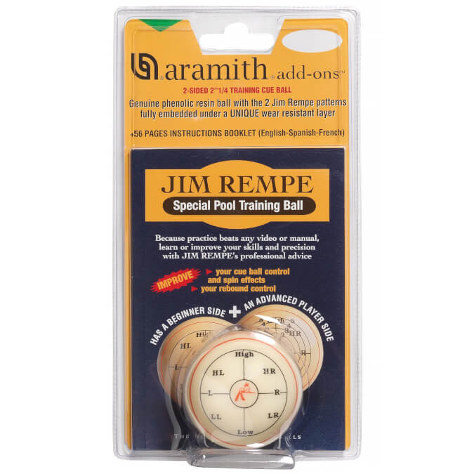 Jim Rempe Training Cue Ball 2 1/4