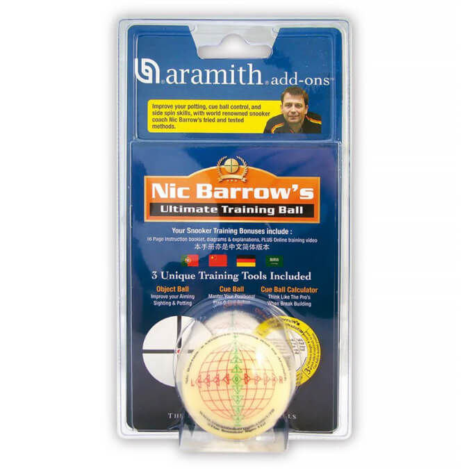 Nic Barrow's Ultimate Snooker Training Cue Ball 2 1/16