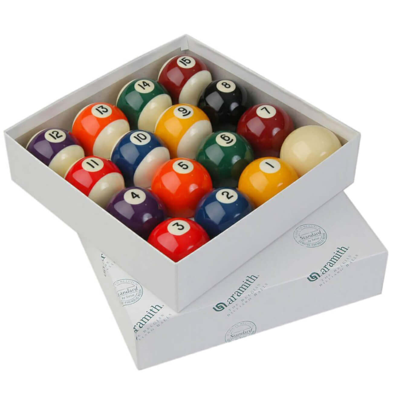 Pool Ball Set for Snooker Tables: Aramith 2 1/16