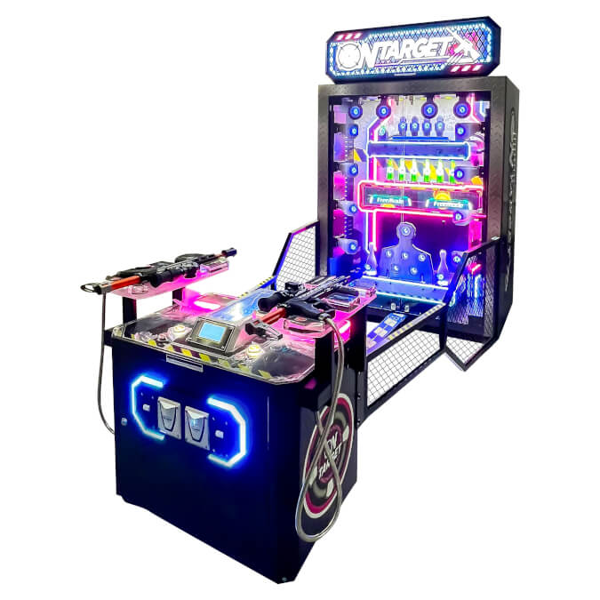 On Target Shooting Arcade Machine
