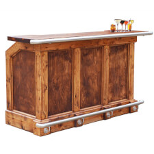 Graded Stock: Traditional Solid Wood Home Bar